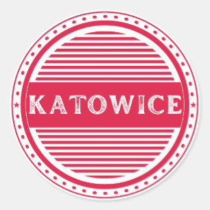 Sticker Rond Emblème de la fierté de la ville de Katowice – Ide