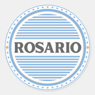 Sticker Rond Emblème de la fierté de la ville de Rosario – Iden