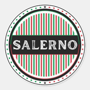 Sticker Rond Emblème de la fierté de la ville de Salerne – Iden