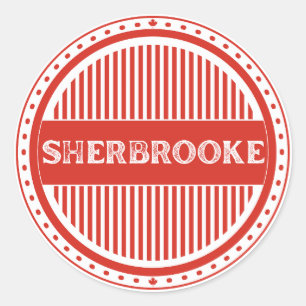 Sticker Rond Emblème de la Fierté de la ville de Sherbrooke – I