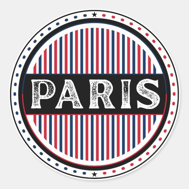 Sticker Rond Emblème de la Marche des Fiertés de Paris – Identi (Devant)