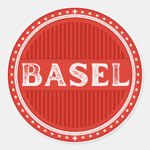 Sticker Rond Emblème du Bâle City Pride – Identité suisse