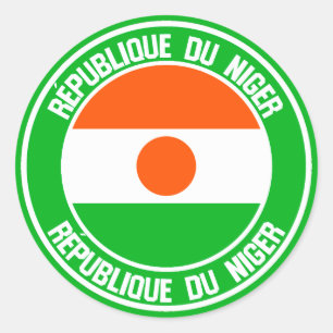 Sticker Rond Emblème du Niger