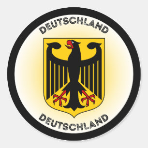 Sticker Rond Emblème du patrimoine allemand