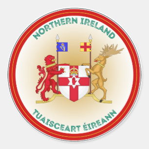 Sticker Rond Emblème du patrimoine de l'Irlande du Nord