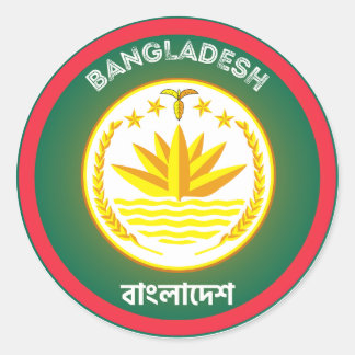 Sticker Rond Emblème du patrimoine du Bangladesh