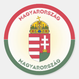 Sticker Rond Emblème du patrimoine hongrois