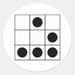 Sticker Rond Emblème du pirate "Le Gilder"