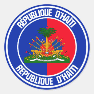 Sticker Rond Emblème du tour d'Haïti