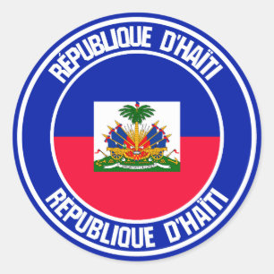 Sticker Rond Emblème du tour d'Haïti