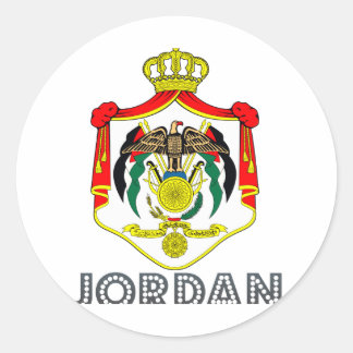 Sticker Rond Emblème jordanien