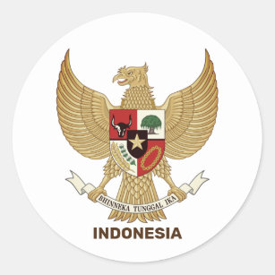 Sticker Rond Emblème national indonésien