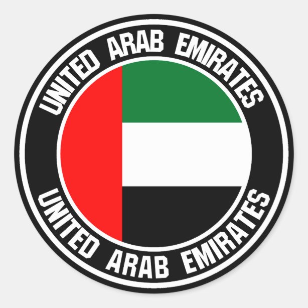 Autocollants UAE Drapeau Dubaï - 2 Stickers Vinyle Imperméables Pour Voiture, Casque, PC - 7,5x3,8 Cm