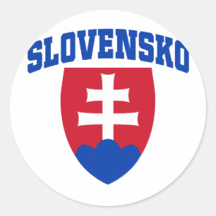 Sticker Rond Emblème slovaque