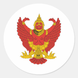 Sticker Rond Emblème Thaïlande