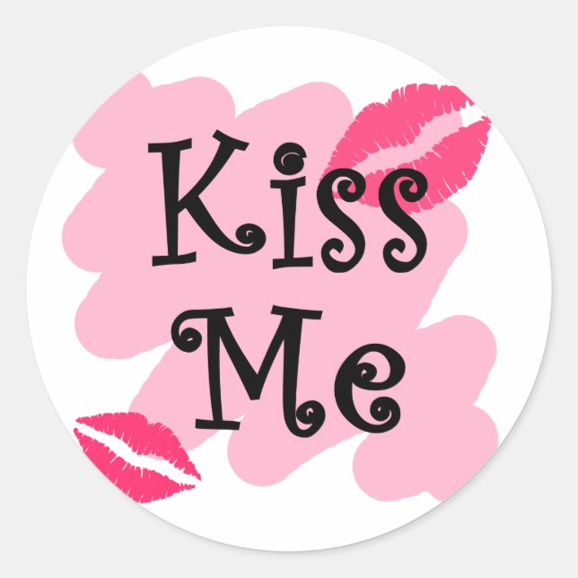 Sticker Rond embrasser (Devant)