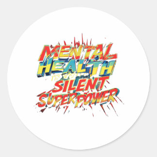 Sticker Rond Embrassez votre superpuissance