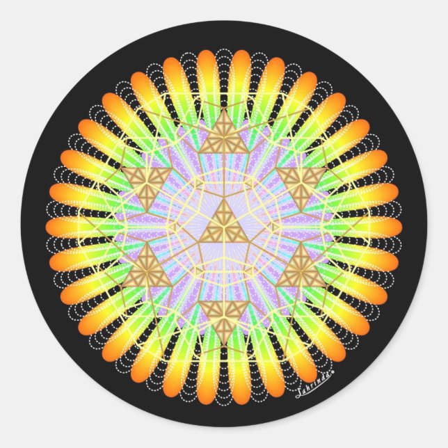 Sticker Rond Émergence (Devant)