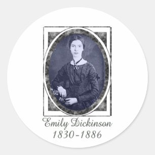 Sticker Rond Emily Dickinson