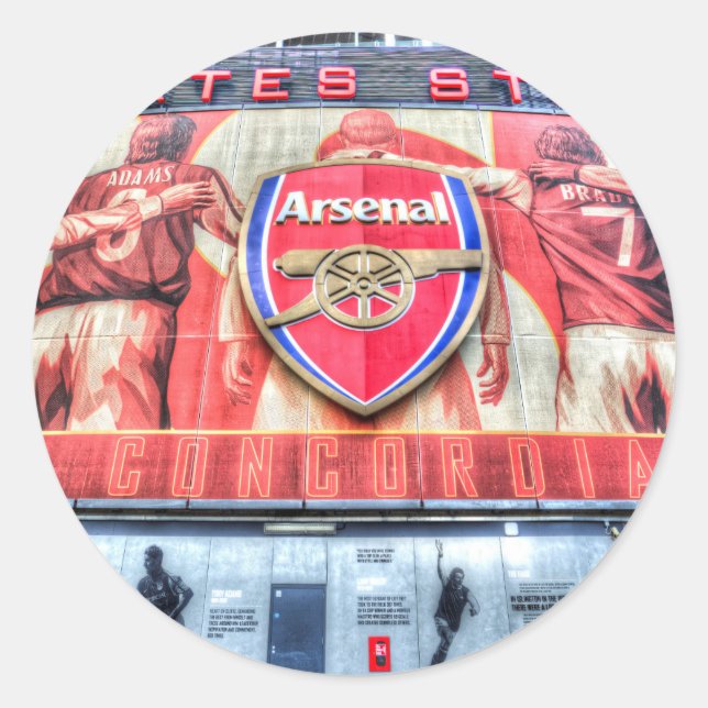 Sticker Rond Emirates Stadium Londres d'arsenal (Devant)