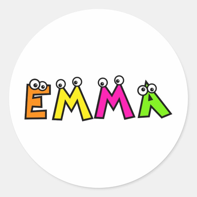 Sticker Rond Emma (Devant)