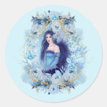 Emma ange avec des fleurs