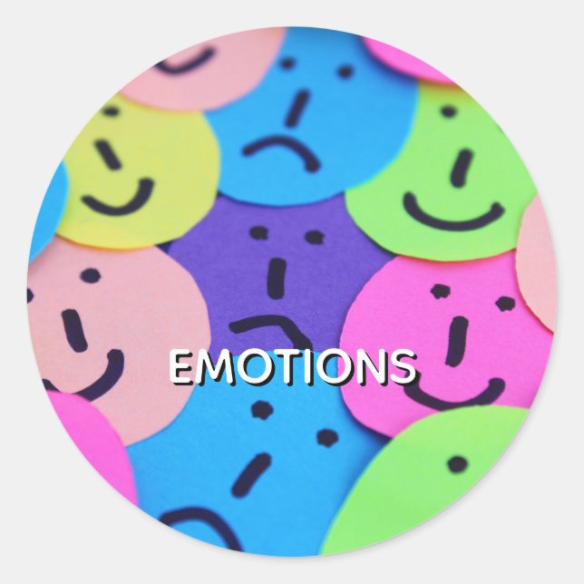 Sticker Rond Emociones (Devant)