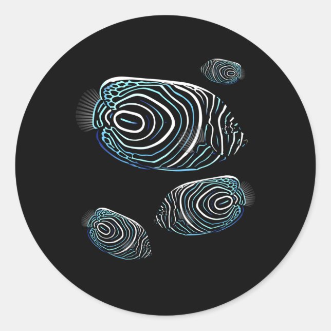 Sticker Rond Empereur des Anges (Devant)