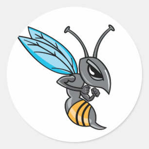 Sticker Rond Emplacement des déchets