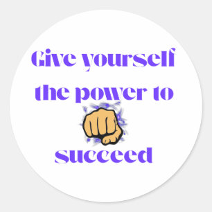 Sticker Rond Empower Yourself