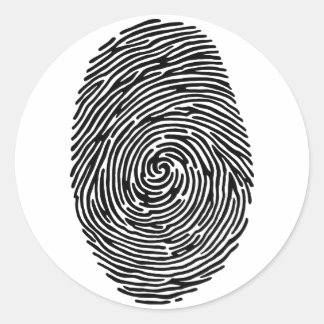 Sticker Rond empreinte