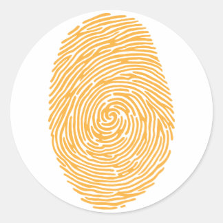 Sticker Rond empreinte digitale3