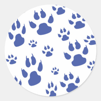 Sticker Rond Empreintes