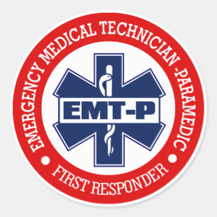 Sticker Rond EMT-P (technologie Médicale de secours -