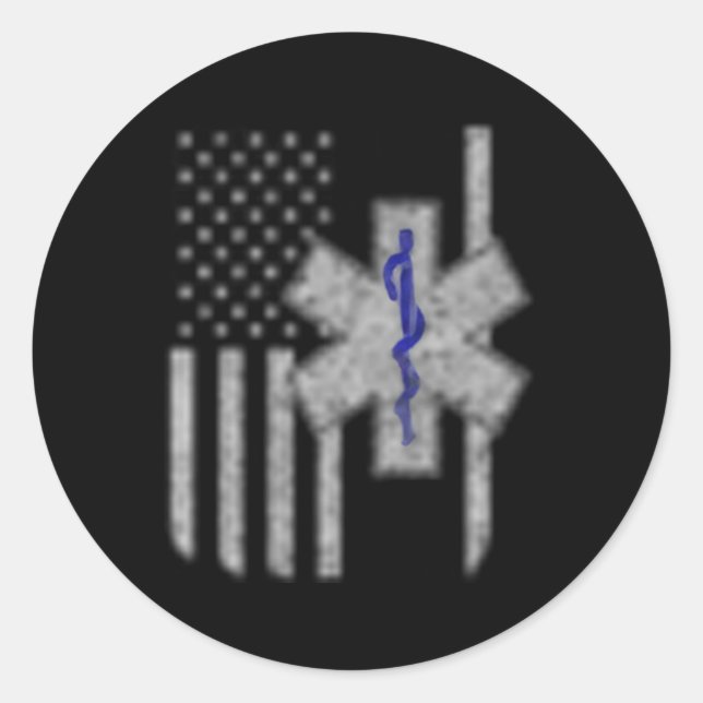 Sticker Rond Emt Premier Indicateur De Répondeur Ou Deux Côtés (Devant)