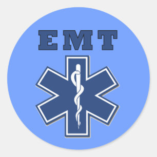 Sticker Rond EMT Star of Life