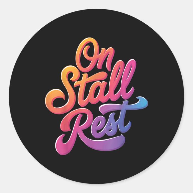 Sticker Rond En attente (Devant)