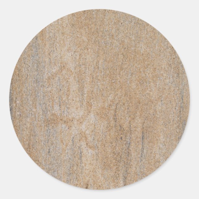 Sticker rond en marbre Brown rouillé (Devant)