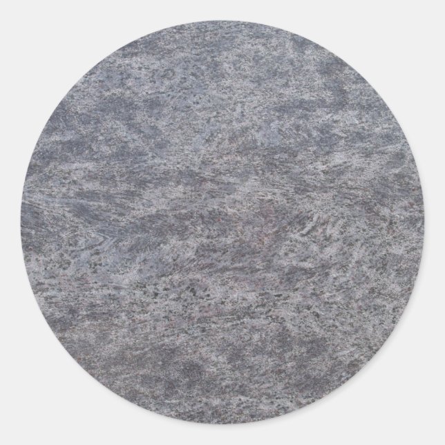 Sticker rond en marbre noir (Devant)