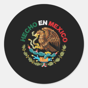 Sticker Rond En Mexique Aigle Fête de l'Indépendance Mexicaine 