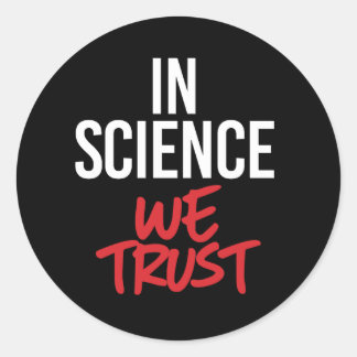 Sticker Rond En Science we