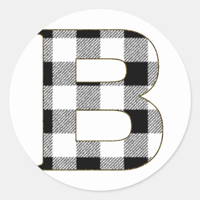 STICKER ROND EN VICHY B (Devant)