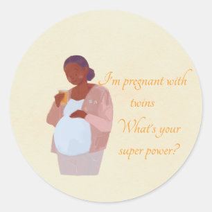 Sticker Rond Enceinte avec double super puissance