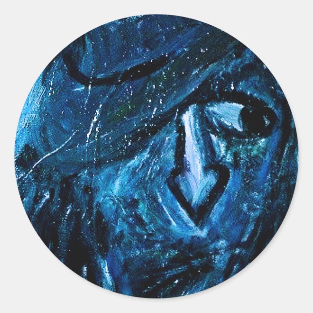 Sticker Rond encoche (Devant)