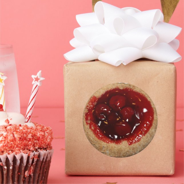 Sticker Rond Encore Cherry Kolache (Fête)