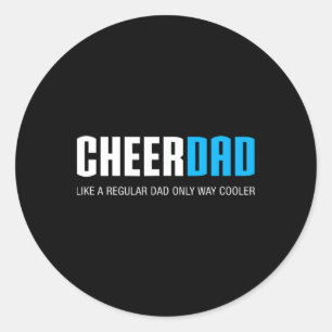 Sticker Rond Encourage Papa Drôle Mignon Cadeau de la fête des