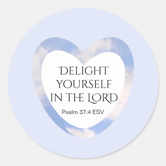 Sticker Rond Encouragement et application de la Bible Bleue Lum (Devant)