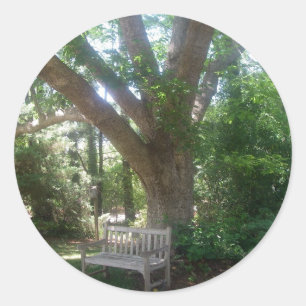 Sticker Rond Endroit louche pour détendre l'autocollant