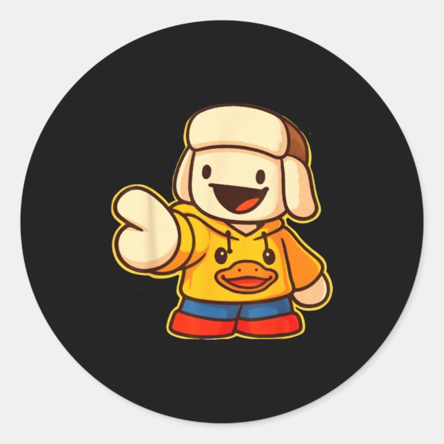 Sticker Rond Enfants Cool Big H 2025  (Devant)