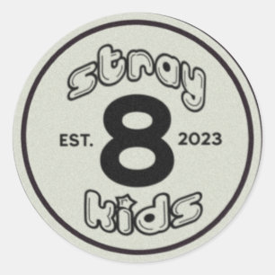 Sticker Rond Enfants errants [autocollants]